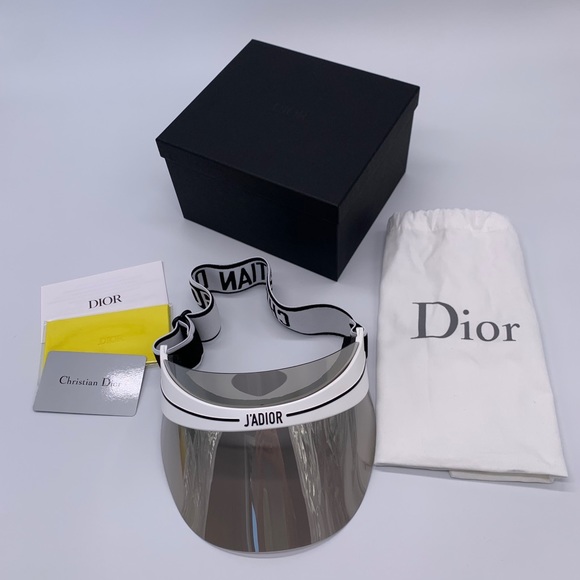 New Dior Visor DiorCLUB1 CLUB1_ECG06 MILK/GRAY - Picture 5 of 8